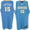 denver nuggets carmelo anthony light blue road swingman jerseys